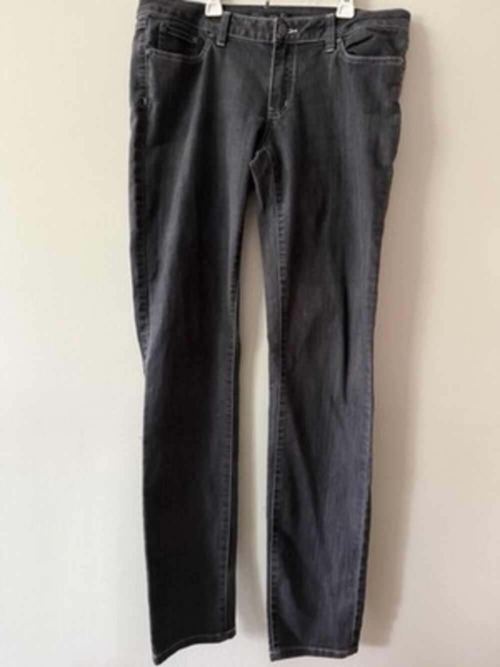 Prana Jeans Womens 12/31 Black Kara Skinny Low Rise Slim Fit Stretch W4Kara115